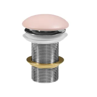 Донный клапан Milleau PD1MPK/OO матовый розовый без перелива